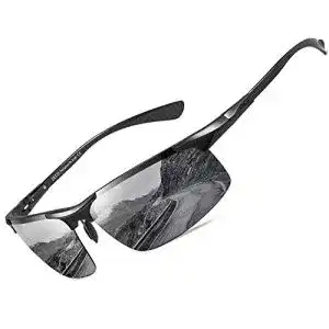 Polarisierte sonnenbrille duco herren mit metallrahmen