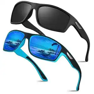 Polarisierte sonnenbrille ollrynns sport herren 2 stueck