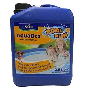 Poolreiniger Söll 81456 AquaDes Pool-Desinfektion flüssig 2,5 l - poolreiniger soell 81456 aquades pool desinfektion fluessig 25 l
