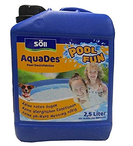 Poolreiniger Söll 81456 AquaDes Pool-Desinfektion flüssig 2,5 l