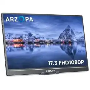 Portable monitor arzopa 17 3 zoll tragbarer monitor 1920x1080 full