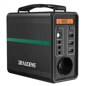 Powerbank mit steckdose beaudens tragbare powerstation