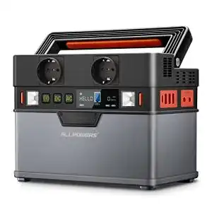 Powerstation allpowers tragbarer 288wh 78000mah mobil