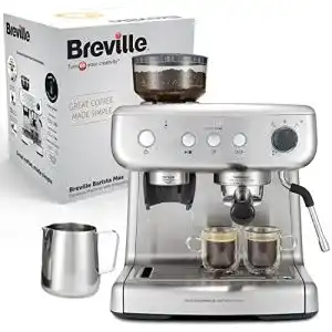 Professionelle siebtraegermaschine breville barista max