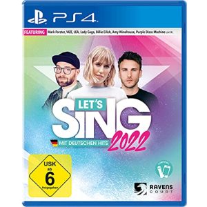 PS4-spilllister Ravenscourt Let's Sing 2022 med tyske hits