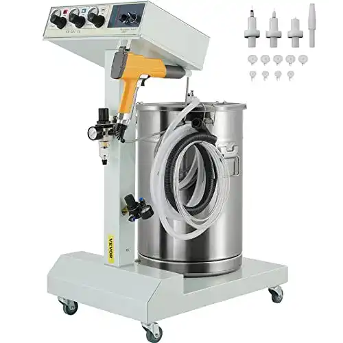 Pulverbeschichtungsgerät Vevor WX-101 mit 45 Litern Pulvereimer