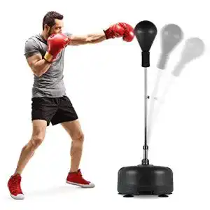 Punchingball msports premium boxstand hoehenverstellbarer