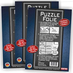 Puzzle-Kleber Play-Too 3er Set Puzzlefolie 30 Blatt, Puzzlekleber