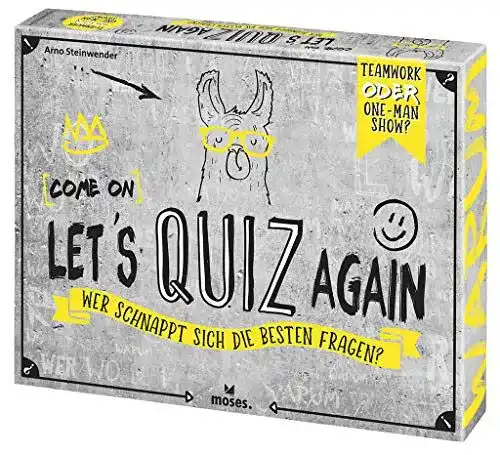 Quizspiel Moses 90136 – Let’s Quiz Again für Familien