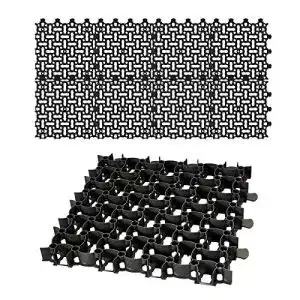 Rasengitter bigdean 8x paddockplatte schwarz 50x50 cm reitplatzmatten