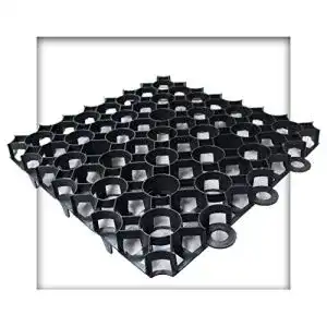 Rasengitter kieskoenig 50x50x4 cm schwarz platten rasenwaben