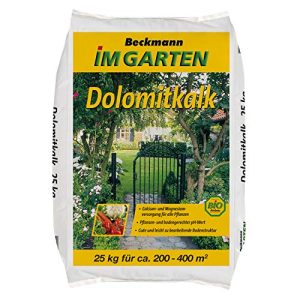 Rasenkalk Floragard Beckmann Dolomitkalk Gartenkalk 25 kg