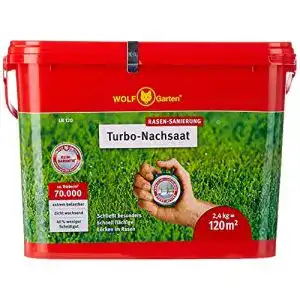 Rasensamen schnellkeimend wolf garten turbo nachsaat 3826121 lr 120