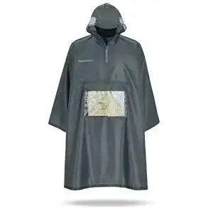 Regenponcho fahrrad standwerk regenponcho grau unisex