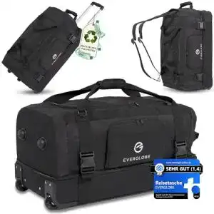 Reisetasche mit rollen und rucksackfunktion everglobe
