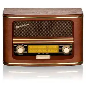Retro radio roadstar hra 1500n nostalgie radio mit echtholz gehaeuse