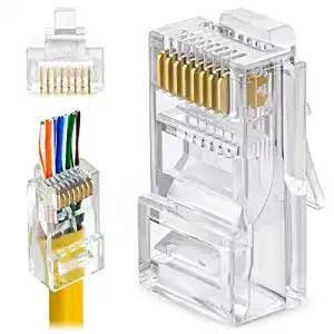 Rj45 stecker greluma 60 stk rj45 cat6 pass through anschluesse