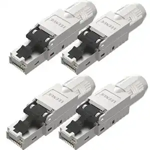 Rj45 stecker leenue rj45 stecker werkzeuglos cat7 lan stecker