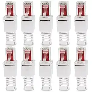 Rj45 stecker uc express 10x netzwerkstecker werkzeuglos rj45