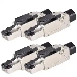 Rj45 stecker vesvito 4x cat6a rj45 stecker 10 gbit s 500mhz