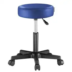 Rollhocker casaria hoehenverstellbar 10cm polsterung 46 60 cm