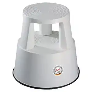 Rollhocker wedo step kunststoff lichtgrau 43cm