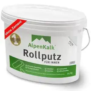 Rollputz alpenkalk fein 05 mm jetzt 24 kg 204 ca 65 mc2b2
