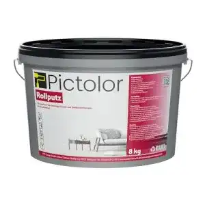 Rollputz malerversand pictolor streichputz 8kg koernung mittel
