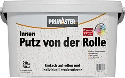 Primaster Rollputz für Innenräume, 20 kg, matt und glatt