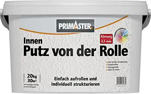 Primaster Rollputz für Innenräume, 20 kg, matt und glatt