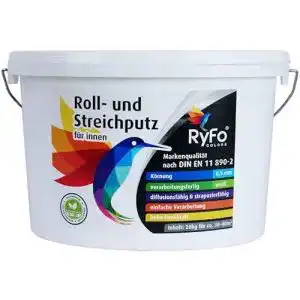 Rollputz ryfo colors roll und streichputz fuer innen 20kg
