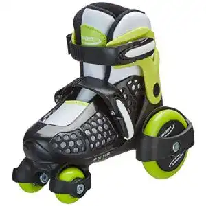 Rollschuhe hornet kids quadro boy gr 26 29 gruen schwarz