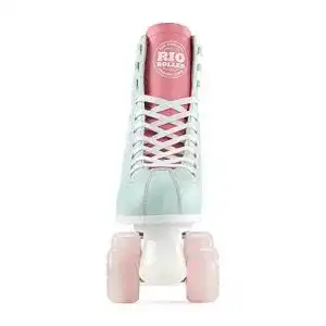 Rollschuhe rio roller script teal coral 35 5