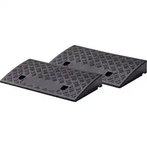Rollstuhlrampe cartrend bordsteinrampen 2er set tragbar fuer auto