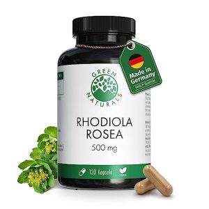 Rosenwurz GREEN NATURALS Rhodiola Rosea, 120 Kapseln