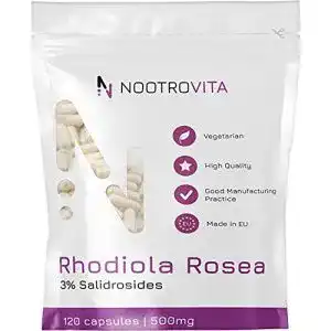 Rosenwurz nootrovita rhodiola rosea 500mg 120 kapseln