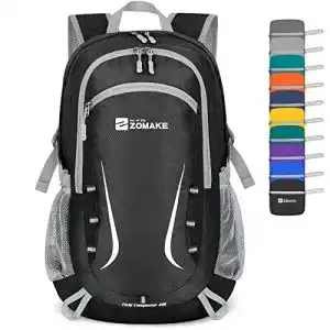 Rucksack 40 liter zomake faltbarer rucksack 40l gross leicht