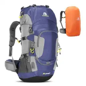 Rucksack 60 liter lixada wanderrucksack 50 l mit schutzhuelle