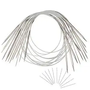 Rundstricknadeln coopay edelstahl 80 cm 11 stueck runde stricknadeln