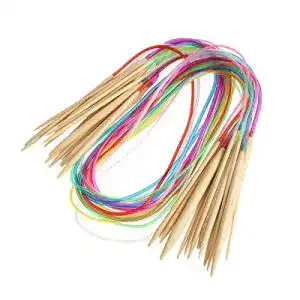 Rundstricknadeln healifty 18 paar 100 cm set tube