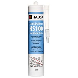 Sanitärsilikon Hausa Sanitär-Silikon HS100 weiß 310ml - sanitaersilikon hausa sanitaer silikon hs100 weiss 310ml