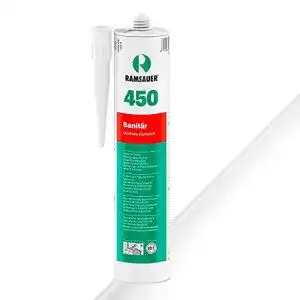 Sanitaersilikon ramsauer 450 sanitaer 1k silikon dichtstoff 310ml
