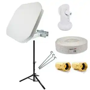 Satellitenschuessel premium x sat anlage flat43 flachantenne