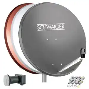Satellitenschuessel schwaiger 517 sat anlage komplettset