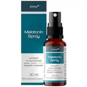 Schlafmittel exvital melatonin spray mit lavendel extrakt