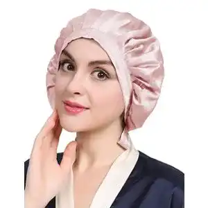 Schlafmuetze lilysilk 100 maulbeerseide rutschfest verstellbar