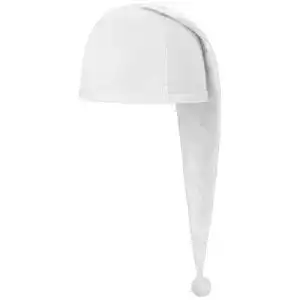 Schlafmuetze lipodo weiss 56 cm lang damen und herren