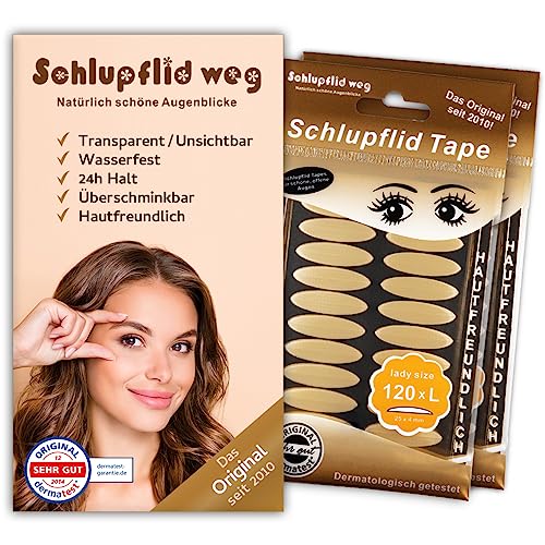 Schlupflid-Tape Schlupflid weg. Natürlich schöne Augenblicke