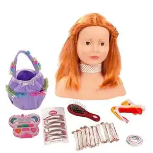 Schminkpuppe goetz 1192054 haarwerk mit roten haaren