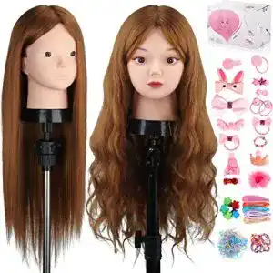 Schminkpuppe topdirect 60cm 23 5 zoll 80 echthaar